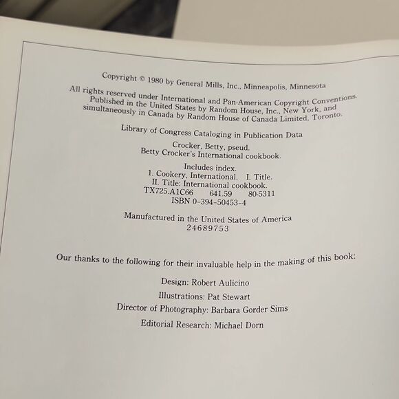 Betty Crocker's International Cookbook 1980 - Picture 6 of 12